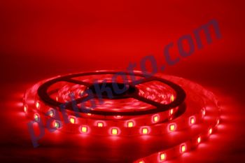 Parlex 24V Şerit Led Kırmızı SDM 5050 150 Ledli Silikonlu 5 Metre