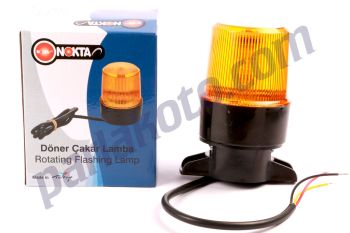 Nokta NOKL0080 24V Ledli Mini Döner Lamba Çakar