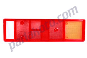 Üçler 0100C  Mega Stop Lamba Camı  Ford Cargo 6 Fonksiyonlu Cam