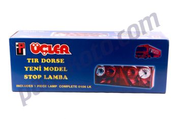 Üçler 0106C Yeni Model Tır Dorse Stop Lamba Camı