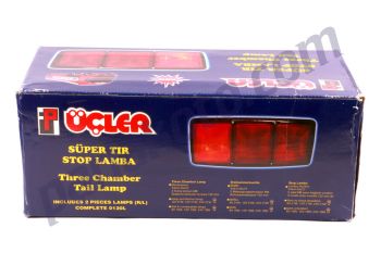 Üçler 0120C Süper Stop Lamba Camı  3 lü Tır Stop Cam