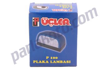 Üçler 0215LY Ford Otosan P100 Yeni Model Plaka Lamba Siyah Mavi Kırmızı