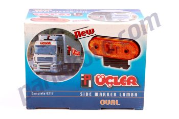 Üçler 0217L Side Marker Lamba Oval Duylu