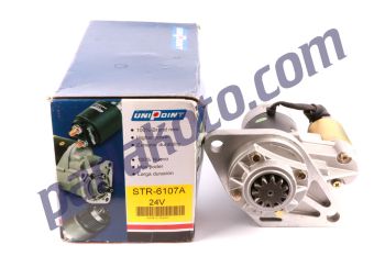 Unipoint STR6107A Isuzu Şampiyon Kamyon Otobüs 1999--> Yeni Model Marş Motoru 24V 4KW 11 Diş