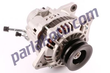 Unipoint ALTV018 Mitsubishi L300 Hyundai H100 Yeni Model Vakumlu Çift Kasnak Şarj Dinamosu Alternatör 12V 65 Amper