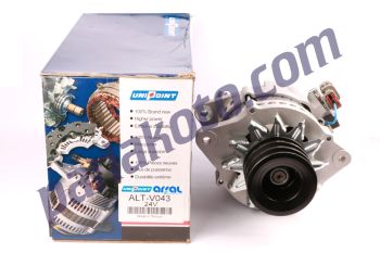 Unipoint ALTV043 Şarj Dinamosu Isuzu Şampiyon 3 Kanallı kasnak Turkuaz Otobüs 24V 60 Amper