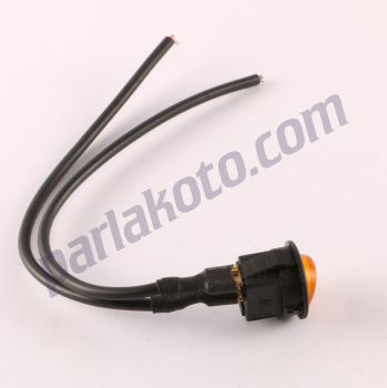 Parlex PA001 Mini Anahtar Yuvarlak Tekli Kablolu Sarı Mavi Kırmızı Turncu