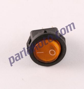 Parlex PA001 Mini Anahtar Yuvarlak Tekli Kablolu Sarı Mavi Kırmızı Turncu