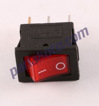 Parlex PA009 Mini Anahtar Kare Tekli Işıklı Kablolu