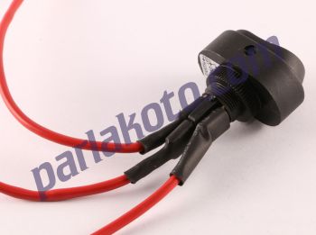 Parlex PA024 Mini Anahtar Oval Büyük Işıklı Kablolu