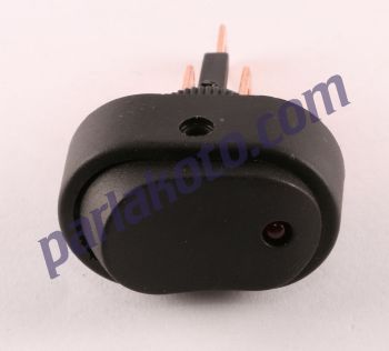 Parlex PA024 Mini Anahtar Oval Büyük Işıklı Kablolu