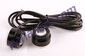 Parlex PRX0023A Yuvarlak Park Ledi Beyaz 23mm A Yapışkanlı 12V 2 li Set