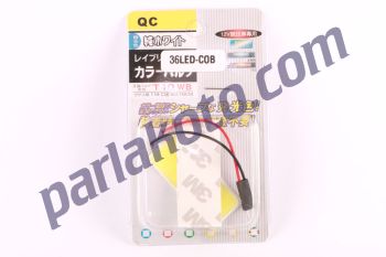 Parlex PRX005036K 36 Ledli Tavan Lambası Kırmızı