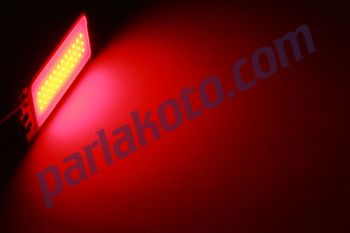 Parlex PRX005036K 36 Ledli Tavan Lambası Kırmızı