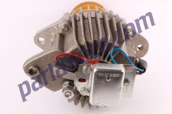 Düelsan 0100001 Caterpiller 950 955 Cat 3304 Motor Prestolite Kömürlü Tip Şarj Dinamosu 24V 19 Amper 2P1204