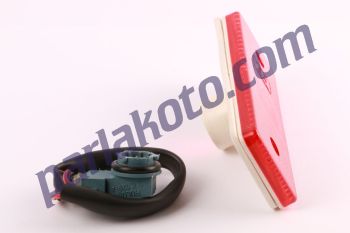 Buluş BK0045LK Side Marker Ayaklı Duylu Kırmızı Tır Sallama Lamba Tır Kamyon Yan Lamba