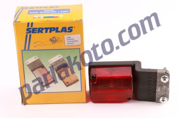 Sertplas 0305L Side Marker Kare Kırmızı Tır Sallama Lamba