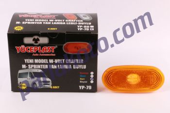Yüce YP79 Mecedes Sprinter Volkswgen Crafter Yan Lamba Oval Sarı Duylu