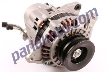 Unipoint ALTV026 Mitsubishi L300 Mitsubishi Pajero II 2,5 4WD 90Amper Yeni Model Çift Kasnak Şarj Dinamosu