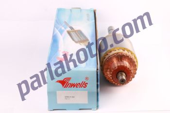 Inwells IM222 Lucas Tip Massey Ferguson 135 240 Tm30 Bmc IMT Traktör Marş Kollektörü 12V Lucas Tip İnce Freze TIT108
