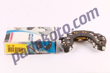 Unipoint REC908 50 Amper ( - ) ( + ) Renault 9 Klimalı Tek Fişli Diot Tablası Valeo Tipi