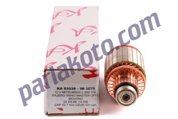 Ka 93038 Mitsubishi L200 L300 1998->Yeni model  Renault Master Opel Movano Marş Kollektörü 12V Mitsubishi Tip