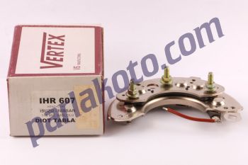 Vertex IHR0607 Isuzu Nissan Dizel Kablolu Diot Tablası 90 Amper Hitachi Tip REC666