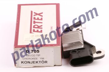 Vertex D705 Jeep Cherokee Buick Oldsmobile Yeni Model Şarj Konjektör Delco Tip 12V