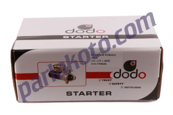 Dodo STR6042 Lada Niva 1.2 1.6 1.7 Doğan Şahin Marş Dinamosu 12V 1.3KW 11 Diş Bosch Tip 0001208218
