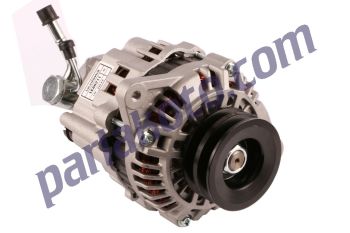 Lucas LEA0211 Mitsubishi L300 Hyundai H100 Yeni Model Vakumlu Çift Kasnak Şarj Dinamosu Alternatör 12V 65 Amper