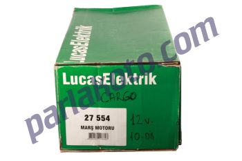 Lucas 27554 Otosan Ford Cargo 2014 2517 2520 Marş Dinamosu 12V 2,8KW 10 Diş M127 61957554