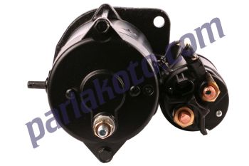 Iskra IS1098 KHD JCB Kepçe İş Makinası Massey Ferguson Traktör Perkins Motorlu Marş Dinamosu Sağ Ağız 12V 3KW 10 Diş