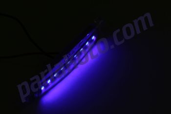 Smart SMR01M 9 Ledli İnce Parmak Lamba Yeni Model  Ledli Dekoratif Lamba Mavi 12V 24V