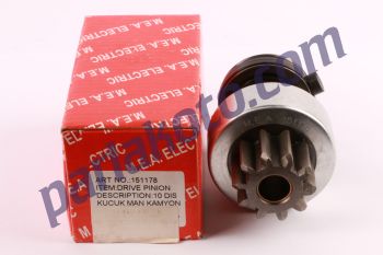 Mea 151178 Man Kamyon Yeni Model 10 Diş Marş Dişlisi Bosch Tip 6033AD0306 FM 52882