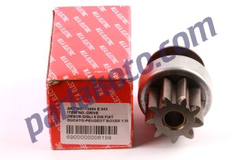 Mea 15984 Fiat Ducato Peugeot Boxer Yeni Model 9 Diş Marş Dişlisi Delco Tip