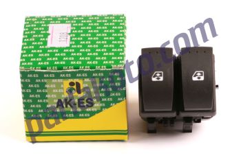 Akes AE1208 Renault Megane II Ön Cam Anahtarı Sol Çiftli