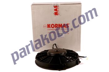 Kormas 74315005 Aksiyel Fan Motoru İnce Gövde 9 İnch 12V Üfleyici 5702209120001