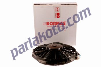 Kormas 74315008 Aksiyel Fan Motoru İnce Gövde 10 İnch 12V Üfleyici