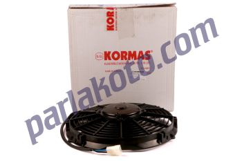 Kormas 74315009 Aksiyel Fan Motoru İnce Gövde 10 İnch 12V Emici