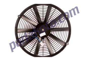 Kormas 74315021 Aksiyel Fan Motoru İnce Gövde Kalın Motor 14 İnch 12V Emici