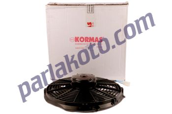 Kormas 74315040 Aksiyel Fan Motoru İnce Gövde Kalın Motor 12 İnch 12V Emici