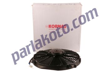 Kormas 74315067 Aksiyel Fan Motoru İnce Gövde Orta Motor 12 İnch 24V Emici