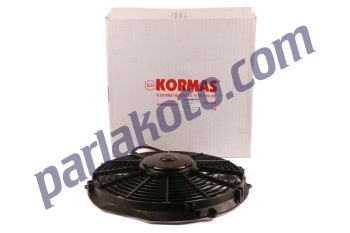 Kormas 74316001 Aksiyel Fan Motoru İnce Gövde 11 İnch 12V Emici 5702111120002
