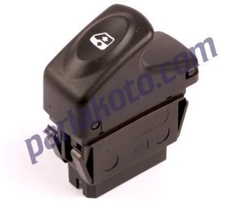 Dodo AN0530 Renault Megane Kango Clio Cam Kadırma Anahtarı 6 Uçlu Gri