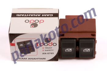 Dodo AN0765 Tofaş Doğan Şahin Kartal SLX Cam Kaldırma Anahtarı 1993->1999 Sol  AEM AN204