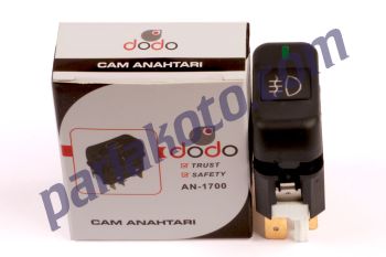 Dodo AN1700 Mercedes Kamyon Tır Sis Anahtarı Tek Devre