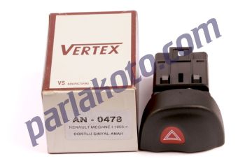 Vertex AN0478 Renault Megane I Dörtlü Flaşör Anahtarı 1996 7700435867 AN755