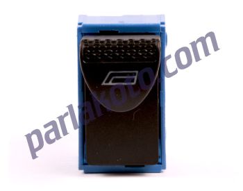Vertex AN0740 Fiat Doblo Palio Cam Kaldırma Anahtarı Tekli Mavi AN207