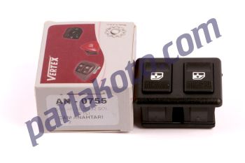 Vertex AN0755 Tofaş Doğan SL Cam Kaldırma Anahtarı 1990->1992 Sol