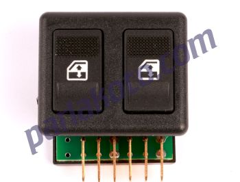 Vertex AN0755 Tofaş Doğan SL Cam Kaldırma Anahtarı 1990->1992 Sol